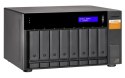 QNAP Qnap TL-D800S Expansion unit, Tower, 8x 2.5/3.5" SATA, with a QXP-800eS-A1164 PCIe SATA host card and 2 SFF-8088 to SFF-8088 SAS
