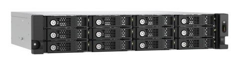 QNAP Qnap TL-R1200PES-RP Expansion unit, 12-bay 2U rackmount, 12x 2.5/3.5" SATA, 2 ports (SFF-8644 1x2), redundant PSU, without rail QNAP Qnap TL-R1200PES-RP Expansion unit, 12-bay 2U rackmount, 12x 2.5/3.5" SATA, 2 ports (SFF-8644 1x2), redundant PSU, without rail