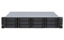 QNAP Qnap TL-R1200S-RP Expansion unit, 2U rackmount, 12x 2.5/3.5" SATA, redundant PSU, with a QXP-1600eS PCIe SATA host card and 3 SF