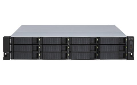 QNAP Qnap TL-R1200S-RP Expansion unit, 2U rackmount, 12x 2.5/3.5" SATA, redundant PSU, with a QXP-1600eS PCIe SATA host card and 3 SF QNAP Qnap TL-R1200S-RP Expansion unit, 2U rackmount, 12x 2.5/3.5" SATA, redundant PSU, with a QXP-1600eS PCIe SATA host card and 3 SF