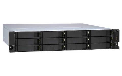 QNAP Qnap TL-R1200S-RP Expansion unit, 2U rackmount, 12x 2.5/3.5" SATA, redundant PSU, with a QXP-1600eS PCIe SATA host card and 3 SF QNAP Qnap TL-R1200S-RP Expansion unit, 2U rackmount, 12x 2.5/3.5" SATA, redundant PSU, with a QXP-1600eS PCIe SATA host card and 3 SF