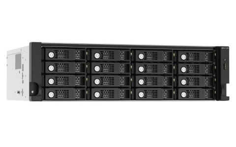 QNAP Qnap TL-R1620Sep-RP Expansion. 3U rackmount, 16x SAS 2.5"/3.5" SAS/SATA, 4 x SFF-8644 Mini-SAS HD ports, redundant PSU, without 