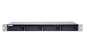 QNAP Qnap TL-R400S Expansion unit, 1U rackmount, 4x 2.5/3.5" SATA, with a QXP-400eS-A1164 PCIe SATA host card and 1 SFF-8088 to SFF-8