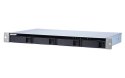 QNAP Qnap TL-R400S Expansion unit, 1U rackmount, 4x 2.5/3.5" SATA, with a QXP-400eS-A1164 PCIe SATA host card and 1 SFF-8088 to SFF-8