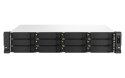 QNAP Qnap TS-1264U-RP-8G, 2U, 12 x 2.5"/3.5" SATA, Intel Celeron N5095 4C/4T, 8 GB DDR4 onboard not expandable, 2 x 2.5GbE, Redundant