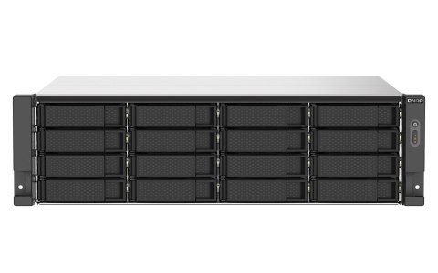 QNAP Qnap TS-1673AU-RP-16G, 3U, 16 x 2.5"/3.5" SATA, AMD Ryzen V1500B 4C/8T, 16GB DDR4 (max. 64GB), 2 x 2.5GbE, optional 10GbE, 550W QNAP Qnap TS-1673AU-RP-16G, 3U, 16 x 2.5"/3.5" SATA, AMD Ryzen V1500B 4C/8T, 16GB DDR4 (max. 64GB), 2 x 2.5GbE, optional 10GbE, 550W