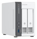QNAP Qnap TS-216G, Tower, 2 x 2.5"/3.5" SATA, ARM 2.0GHz Quad core, 4GB, 1 x 2.5GbE + 1 x GbE, External adapter (PSU)