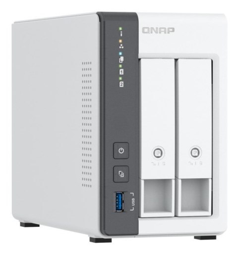 QNAP Qnap TS-216G, Tower, 2 x 2.5"/3.5" SATA, ARM 2.0GHz Quad core, 4GB, 1 x 2.5GbE + 1 x GbE, External adapter (PSU) QNAP Qnap TS-216G, Tower, 2 x 2.5"/3.5" SATA, ARM 2.0GHz Quad core, 4GB, 1 x 2.5GbE + 1 x GbE, External adapter (PSU)