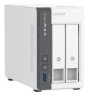 QNAP Qnap TS-216G, Tower, 2 x 2.5"/3.5" SATA, ARM 2.0GHz Quad core, 4GB, 1 x 2.5GbE + 1 x GbE, External adapter (PSU)