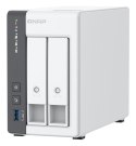 QNAP Qnap TS-216G, Tower, 2 x 2.5"/3.5" SATA, ARM 2.0GHz Quad core, 4GB, 1 x 2.5GbE + 1 x GbE, External adapter (PSU)