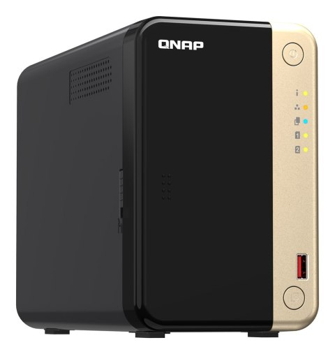 QNAP Qnap TS-264-8G, Tower, 2 x 2.5"/3.5" SATA, Intel Celeron N5105/N5095 4C/4T, 8 GB DDR4 onboard not expandable, 2 x 2.5GbE, option QNAP Qnap TS-264-8G, Tower, 2 x 2.5"/3.5" SATA, Intel Celeron N5105/N5095 4C/4T, 8 GB DDR4 onboard not expandable, 2 x 2.5GbE, option