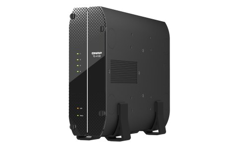 QNAP Qnap TS-410E-8G, Tower, 4 x 2.5" SATA SSD , Intel Celeron J6412 4C/4T, onboard 8GB (not expandable), 2 x 2.5GbE, External adapt QNAP Qnap TS-410E-8G, Tower, 4 x 2.5" SATA SSD , Intel Celeron J6412 4C/4T, onboard 8GB (not expandable), 2 x 2.5GbE, External adapt