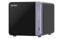 QNAP Qnap TS-432X-4G, Tower, 4 x 2.5"/3.5" SATA, AnnapurnaLabs Alpine AL524 4C, 4GB (Max. 16GB) DDR4 SODIMM, 2 x 2.5GbE, 1 x 10GbE SF