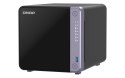 QNAP Qnap TS-432X-4G, Tower, 4 x 2.5"/3.5" SATA, AnnapurnaLabs Alpine AL524 4C, 4GB (Max. 16GB) DDR4 SODIMM, 2 x 2.5GbE, 1 x 10GbE SF
