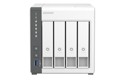 QNAP Qnap TS-433-4G, Tower, 4 x 2.5"/3.5" SATA , ARM 2.0GHz Quad core, 4GB, 1 x 2.5GbE + 1 x GbE, External adapter (PSU) QNAP Qnap TS-433-4G, Tower, 4 x 2.5"/3.5" SATA , ARM 2.0GHz Quad core, 4GB, 1 x 2.5GbE + 1 x GbE, External adapter (PSU)