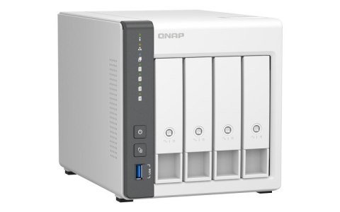 QNAP Qnap TS-433-4G, Tower, 4 x 2.5"/3.5" SATA , ARM 2.0GHz Quad core, 4GB, 1 x 2.5GbE + 1 x GbE, External adapter (PSU) QNAP Qnap TS-433-4G, Tower, 4 x 2.5"/3.5" SATA , ARM 2.0GHz Quad core, 4GB, 1 x 2.5GbE + 1 x GbE, External adapter (PSU)