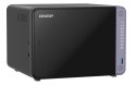 QNAP Qnap TS-632X-4G, Tower, 6 x 2.5"/3.5" SATA, AnnapurnaLabs Alpine AL524 4C, 4GB (Max. 16GB) DDR4 SODIMM, 2 x 2.5GbE, 2 x 10GbE SF