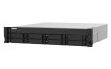 QNAP Qnap TS-832PXU-RP-4G, 2U, 8 x 2.5"/3.5" SATA, Annapurna Labs Alpine AL324 1.7GH, 4GB DDR4 UDIMM (Max. 16GB), 2 x 10GbE SFP+, 2 x