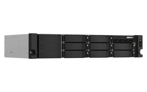 QNAP Qnap TS-864eU-8G, 2U, 8 x 2.5"/3.5" SATA, Intel Celeron N5095 4C/4T, 8 GB DDR4 onboard not expandable, 2 x 2.5GbE, Single PSU (n QNAP Qnap TS-864eU-8G, 2U, 8 x 2.5"/3.5" SATA, Intel Celeron N5095 4C/4T, 8 GB DDR4 onboard not expandable, 2 x 2.5GbE, Single PSU (n