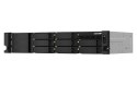 QNAP Qnap TS-864eU-8G, 2U, 8 x 2.5"/3.5" SATA, Intel Celeron N5095 4C/4T, 8 GB DDR4 onboard not expandable, 2 x 2.5GbE, Single PSU (n