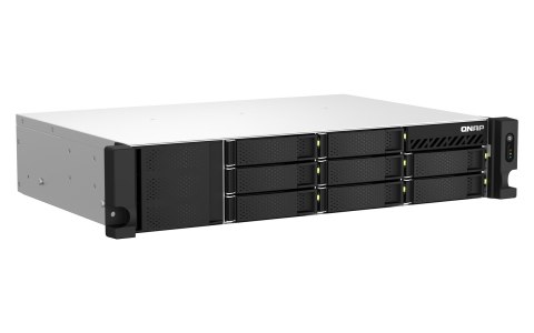 QNAP Qnap TS-864eU-RP-8G, 2U, 8 x 2.5"/3.5" SATA, Intel Celeron N5095 4C/4T, 8 GB DDR4 onboard not expandable, 2 x 2.5GbE, Redundant QNAP Qnap TS-864eU-RP-8G, 2U, 8 x 2.5"/3.5" SATA, Intel Celeron N5095 4C/4T, 8 GB DDR4 onboard not expandable, 2 x 2.5GbE, Redundant