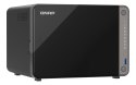QNAP Qnap TS-AI642-8G, Tower, 6 x 2.5"/3.5" SATA, 8-core ARM Cortex 64-bit, onboard 8GB (not expandable), 1 x 2.5GbE + 2 x GbE, Exter
