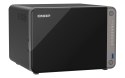 QNAP Qnap TS-AI642-8G, Tower, 6 x 2.5"/3.5" SATA, 8-core ARM Cortex 64-bit, onboard 8GB (not expandable), 1 x 2.5GbE + 2 x GbE, Exter