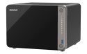 QNAP Qnap TS-AI642-8G, Tower, 6 x 2.5"/3.5" SATA, 8-core ARM Cortex 64-bit, onboard 8GB (not expandable), 1 x 2.5GbE + 2 x GbE, Exter