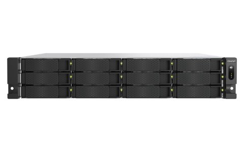 QNAP Qnap TS-h1277AXU-RP-R7-32G, 2U, 12 x 3.5" SATA, AMD Ryzen Pro 7745 8/16, 32 GB UDIMM DDR5 non-ECC (max. 128GB), 2 x 2.5 GbE + 2 