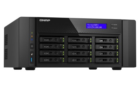 QNAP Qnap TS-h1290FX-7302P-128G, Tower, 12 x 2.5" U.2 NVMe PCIe/SATA, AMD EPYC 7302P 16C/32T , 128GB RDIMM DDR4 (Max. 1TB), 2 x 25Gb QNAP Qnap TS-h1290FX-7302P-128G, Tower, 12 x 2.5" U.2 NVMe PCIe/SATA, AMD EPYC 7302P 16C/32T , 128GB RDIMM DDR4 (Max. 1TB), 2 x 25Gb