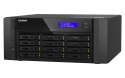 QNAP Qnap TS-h1290FX-7302P-128G, Tower, 12 x 2.5" U.2 NVMe PCIe/SATA, AMD EPYC 7302P 16C/32T , 128GB RDIMM DDR4 (Max. 1TB),  2 x 25Gb