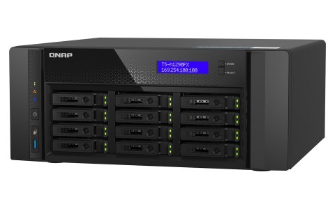 QNAP Qnap TS-h1290FX-7302P-128G, Tower, 12 x 2.5" U.2 NVMe PCIe/SATA, AMD EPYC 7302P 16C/32T , 128GB RDIMM DDR4 (Max. 1TB), 2 x 25Gb QNAP Qnap TS-h1290FX-7302P-128G, Tower, 12 x 2.5" U.2 NVMe PCIe/SATA, AMD EPYC 7302P 16C/32T , 128GB RDIMM DDR4 (Max. 1TB), 2 x 25Gb