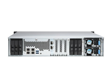QNAP Qnap TS-h1886XU-RP-R2-D1622-32G, 2U, 12 x 2.5"/3.5" SATA + 6 x 2.5" SATA, Intel Xeon Processor D-1622 4C/8T, 32 GB ECC RAM (Max. QNAP Qnap TS-h1886XU-RP-R2-D1622-32G, 2U, 12 x 2.5"/3.5" SATA + 6 x 2.5" SATA, Intel Xeon Processor D-1622 4C/8T, 32 GB ECC RAM (Max.