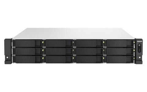 QNAP Qnap TS-h1887XU-RP-E2334-16G, 2U, 12 x 2.5"/3.5" + 6 x 2.5" SATA, Intel Xeon E-2334 4C/8T, 16GB UDIMM DDR4 ECC (Max. 128GB), 2 x
