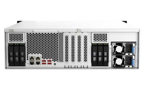 QNAP Qnap TS-h2287XU-RP-E2336-32G, 3U, 22 x 2.5"/3.5" SATA + 6 x 2.5" SATA, Intel Xeon E-2378 8C/16T, 32GB UDIMM DDR4 ECC (Max. 128GB