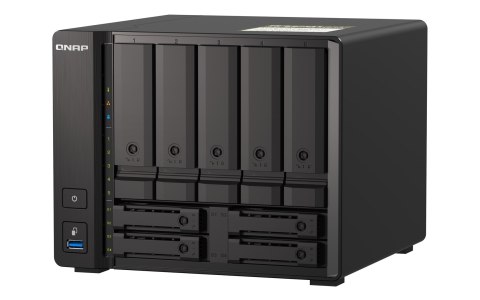 QNAP Qnap TS-h973AX-32G, Tower, 5 x 2.5"/3.5" SATA + 2 x 2.5" U.2 NVMe/SATA+ 2 x 2.5" SATA, AMD Ryzen V1500B 4C/8T, 32GBDDR4 SODIMM ( QNAP Qnap TS-h973AX-32G, Tower, 5 x 2.5"/3.5" SATA + 2 x 2.5" U.2 NVMe/SATA+ 2 x 2.5" SATA, AMD Ryzen V1500B 4C/8T, 32GBDDR4 SODIMM (