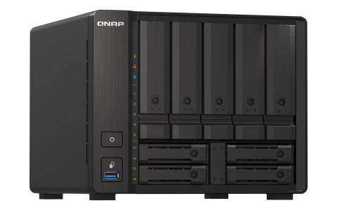QNAP Qnap TS-h973AX-32G, Tower, 5 x 2.5"/3.5" SATA + 2 x 2.5" U.2 NVMe/SATA+ 2 x 2.5" SATA, AMD Ryzen V1500B 4C/8T, 32GBDDR4 SODIMM ( QNAP Qnap TS-h973AX-32G, Tower, 5 x 2.5"/3.5" SATA + 2 x 2.5" U.2 NVMe/SATA+ 2 x 2.5" SATA, AMD Ryzen V1500B 4C/8T, 32GBDDR4 SODIMM (