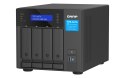 QNAP Qnap TVS-h474-PT-8G, Tower, 4 x 2.5"/3.5" SATA , Intel Pentium Gold G7400 2C/4T, 8GB (1x 8GB) DDR4 SODIMM (Max. 128GB), 2 x 2.5G