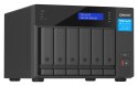 QNAP Qnap TVS-h674-i3-16G, Tower, 6 x 2.5"/3.5" SATA, Intel Core i3-12100 4C/8T, 16GB DDR4 SODIMM (Max. 128GB), 2 x 2.5GbE, Single PS