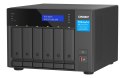 QNAP Qnap TVS-h674-i3-16G, Tower, 6 x 2.5"/3.5" SATA, Intel Core i3-12100 4C/8T, 16GB DDR4 SODIMM (Max. 128GB), 2 x 2.5GbE, Single PS