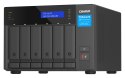 QNAP Qnap TVS-h674-i3-16G, Tower, 6 x 2.5"/3.5" SATA, Intel Core i3-12100 4C/8T, 16GB DDR4 SODIMM (Max. 128GB), 2 x 2.5GbE, Single PS