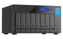 QNAP Qnap TVS-h874-i7-32G, Tower, 8 x 2.5"/3.5" SATA, Intel Core i7 12C/20T, 32GB DDR4 (max. 64GB), 2 x 2.5GbE, Single PSU, 350W