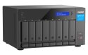 QNAP Qnap TVS-h874X-i9-64G, Tower, 8 x 2.5"/3.5" SATA, Intel Core i9 16/24T, 64GB DDR4 SODIMM (Max. 64GB), 2 x 2.5GbE, 2 x 10GbE, Sin