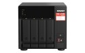 QNAP Zestaw Qnap TS-473A-SW5T (TS-473A-8G + switch QSW-1105-5T 5x2.5GbE), Tower, 3.5" SATA, AMD Ryzen V1500B 4C/8T, 8GB DDR4 (Max. 64