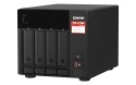 QNAP Zestaw Qnap TS-473A-SW5T (TS-473A-8G + switch QSW-1105-5T 5x2.5GbE), Tower, 3.5" SATA, AMD Ryzen V1500B 4C/8T, 8GB DDR4 (Max. 64