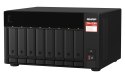 QNAP Zestaw Qnap TS-873A-SW5T (TS-873A-8G + switch QSW-1105-5T 5x2.5GbE), Tower, 8 x 2.5"/3.5" SATA, AMD Ryzen V1500B 4C/8T, 8GB DDR4