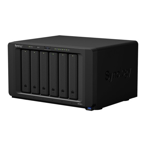 Synology NAS Synology DS1621+; Tower; 6x (3.5"/2.5" SATA HDD/SSD); AMD Ryzen V1500B, 4 GB DDR4 (max. 32GB),4 x 1GbE RJ-45 Synology NAS Synology DS1621+; Tower; 6x (3.5"/2.5" SATA HDD/SSD); AMD Ryzen V1500B, 4 GB DDR4 (max. 32GB),4 x 1GbE RJ-45