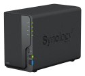 Synology NAS Synology DS223; Tower; 2x (3.5" SATA HDD)/2.5" HDD SSD); Realtek RTD1619B;,2GB DDR4, 1x 1GbE RJ-45