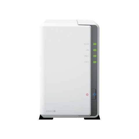 Synology NAS Synology DS223j; Tower; 2x (3.5" SATA HDD); Realtek RTD1619B; ,1 GB DDR4, 1x 1GbE RJ-45 Synology NAS Synology DS223j; Tower; 2x (3.5" SATA HDD); Realtek RTD1619B; ,1 GB DDR4, 1x 1GbE RJ-45