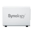 Synology NAS Synology DS223j; Tower; 2x (3.5" SATA HDD); Realtek RTD1619B; ,1 GB DDR4, 1x 1GbE RJ-45